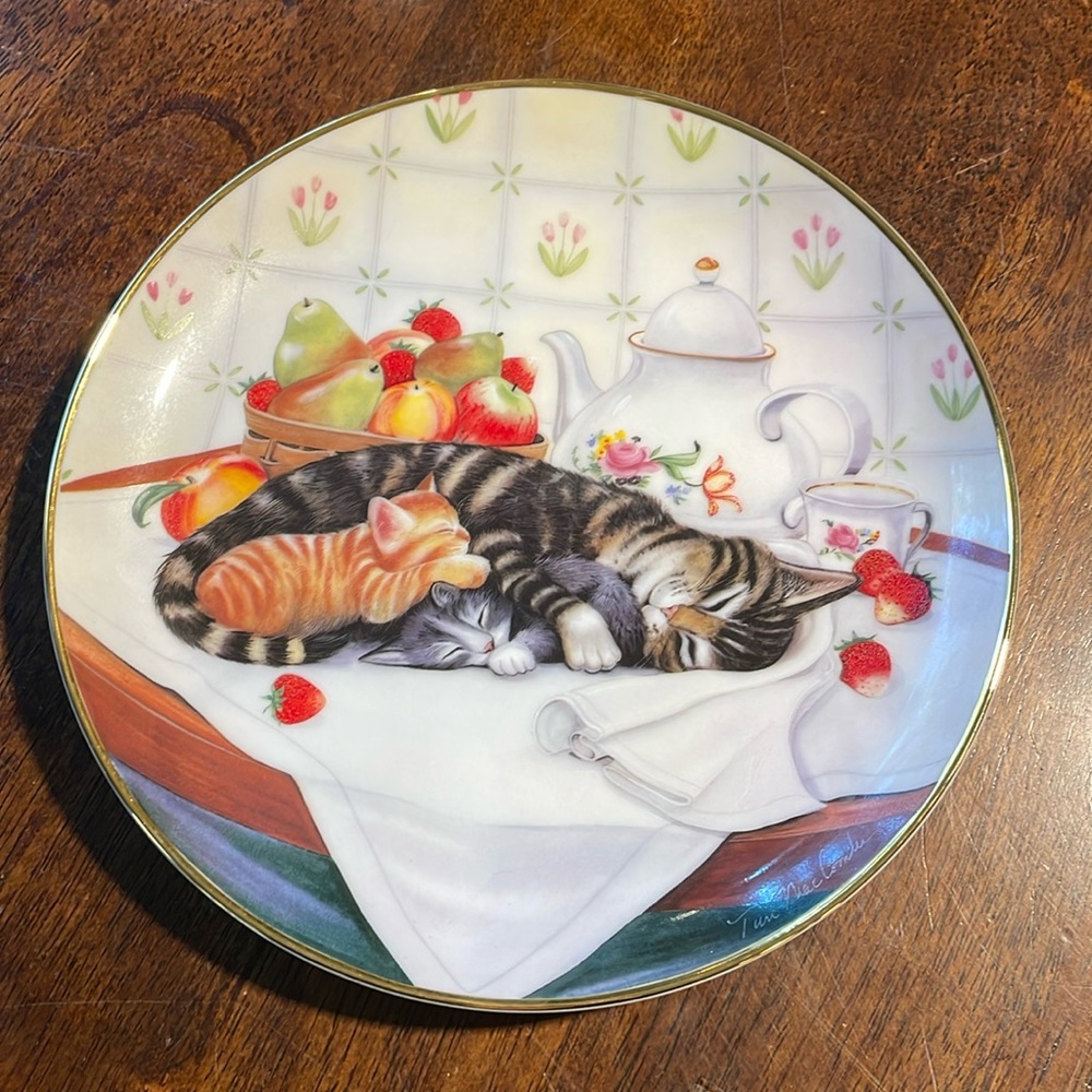 Cat collectors plate